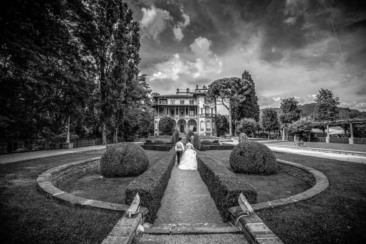 Servizio fotografico matrimonio a Villa Martinelli